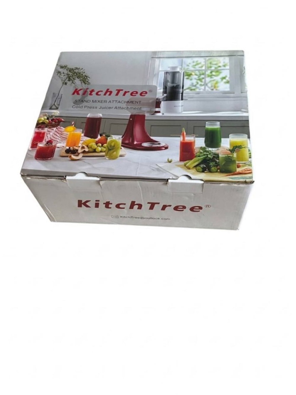 Red Stand Mixer Juicer Attachment